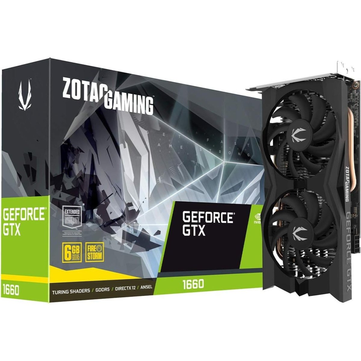 ZOTAC Nvidia GeForce GTX 1660 SUPER Twin Fan Black