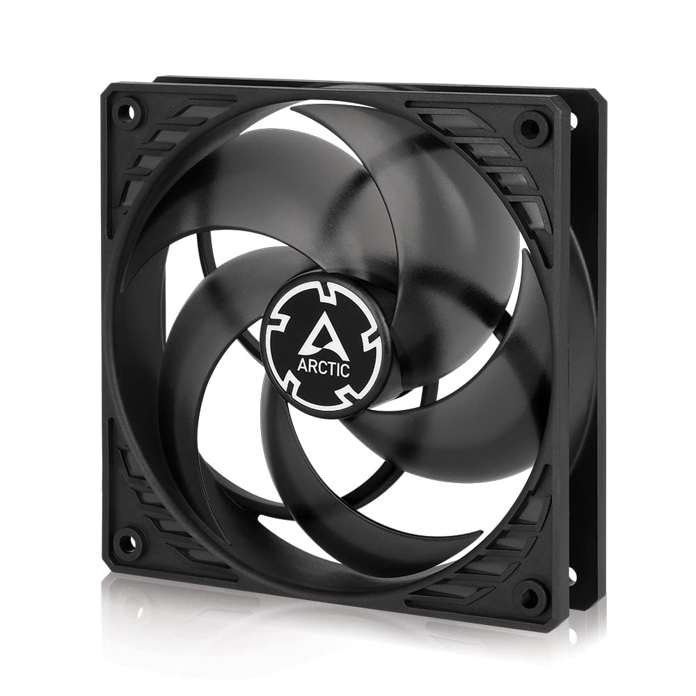 Arctic P12 PWM - BLACK / TRANSPARENT - 120mm Case Fan - Computer System Cooling Parts - Gamertech.shop