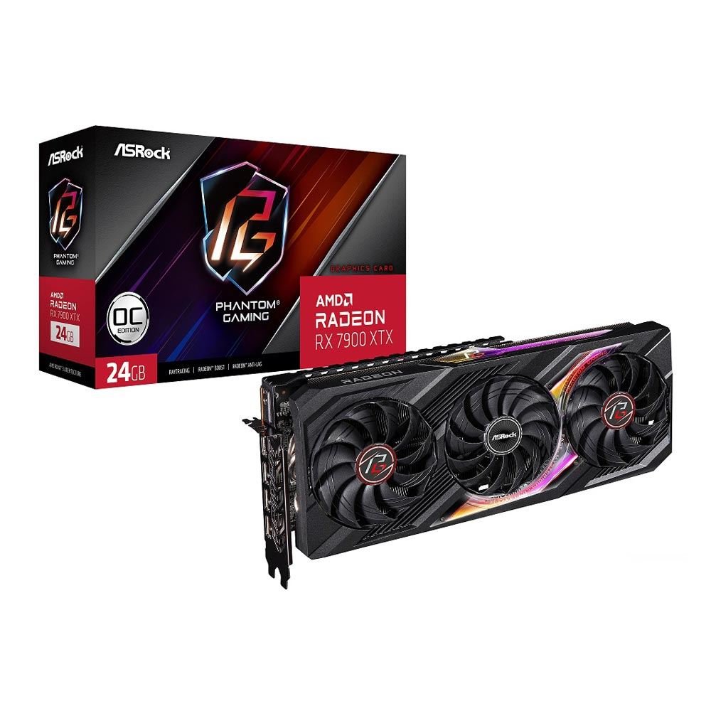 ASRock RX 7900 XTX Phantom Gaming 24GB GDDR6 GPU - Video Cards & Adapters - Gamertech.shop