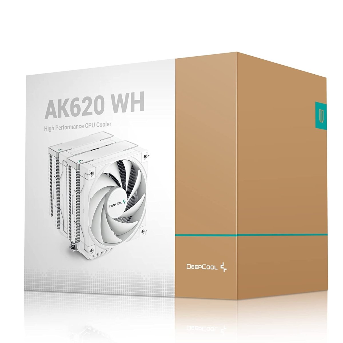 DeepCool AK620 WHITE - Dual-Tower CPU Air Cooler - 120mm - Computer System Cooling Parts - Gamertech.shop