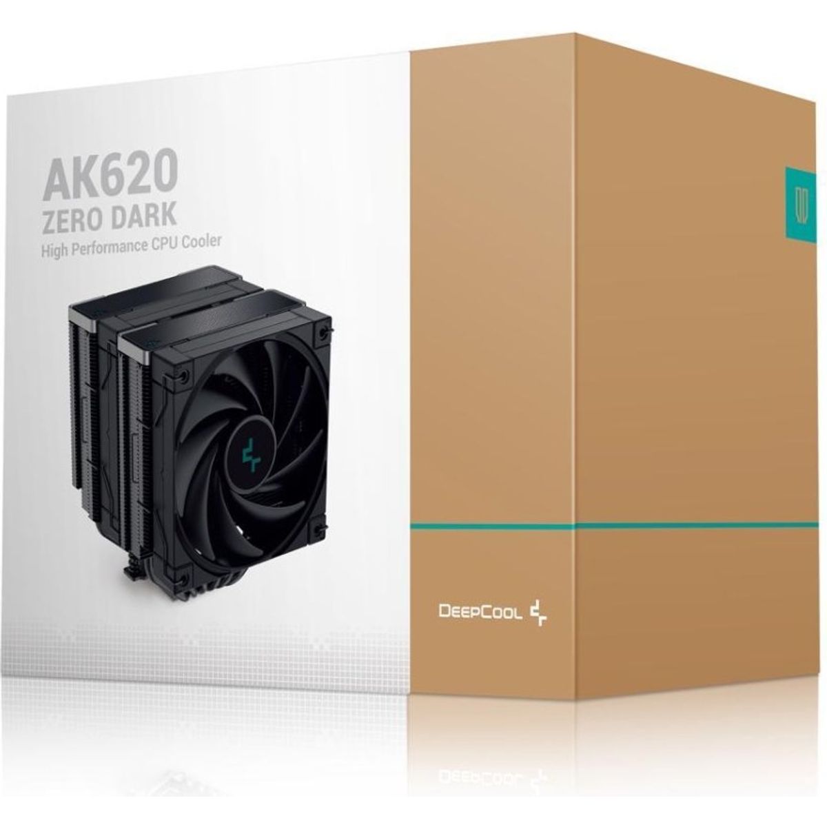 DeepCool AK620 ZERO DARK - Dual-Tower CPU Air Cooler - 120mm - Computer System Cooling Parts - Gamertech.shop