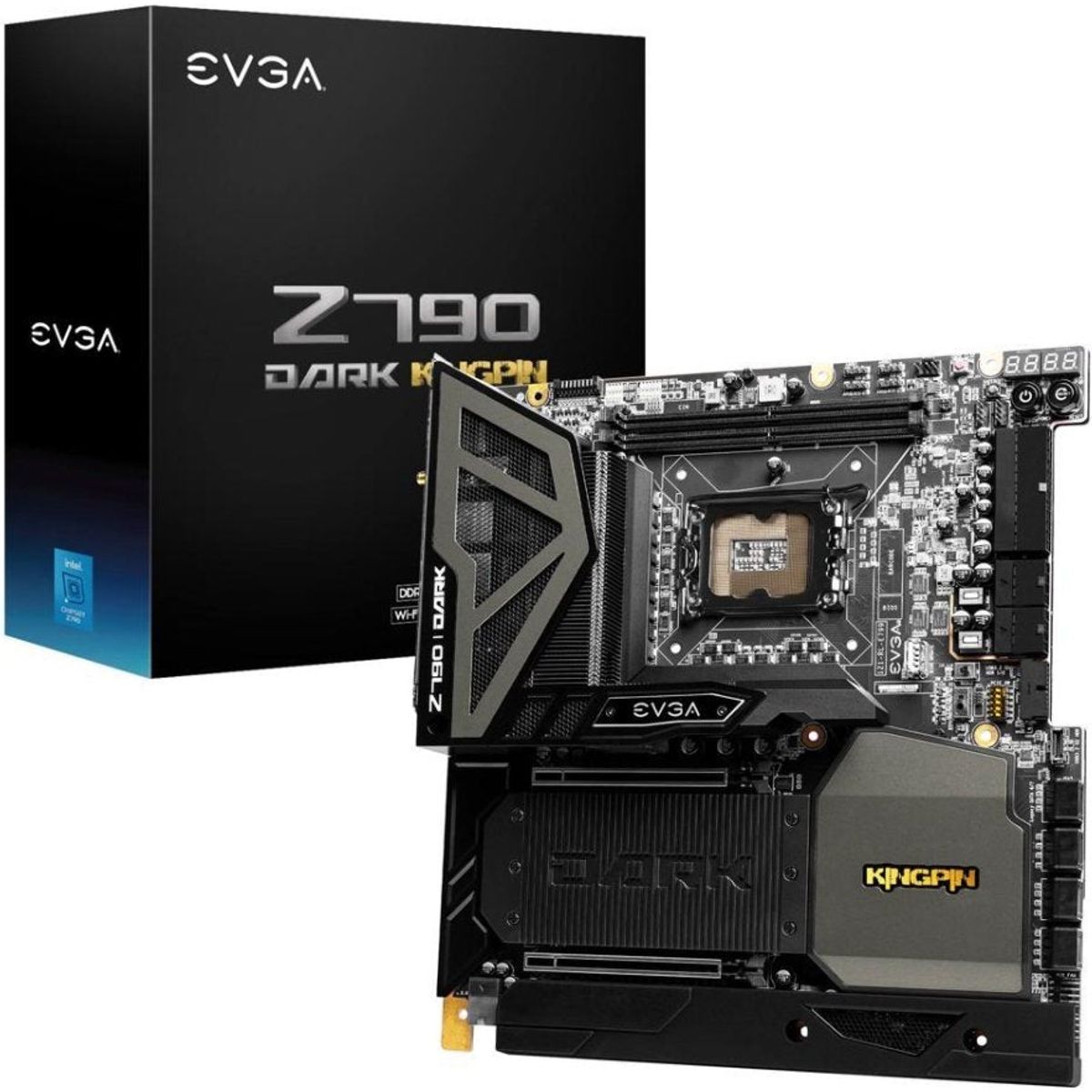 EVGA Z790 DARK K|NGP|N PCIe Gen5 EATX Intel LGA 1700 Motherboard (Kingpin Z790) - Motherboards - Gamertech.shop