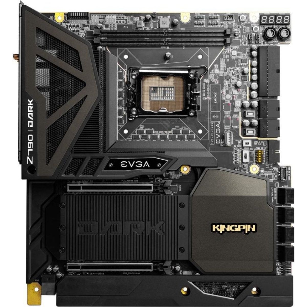 EVGA Z790 DARK K|NGP|N PCIe Gen5 EATX Intel LGA 1700 Motherboard (Kingpin Z790) - Motherboards - Gamertech.shop