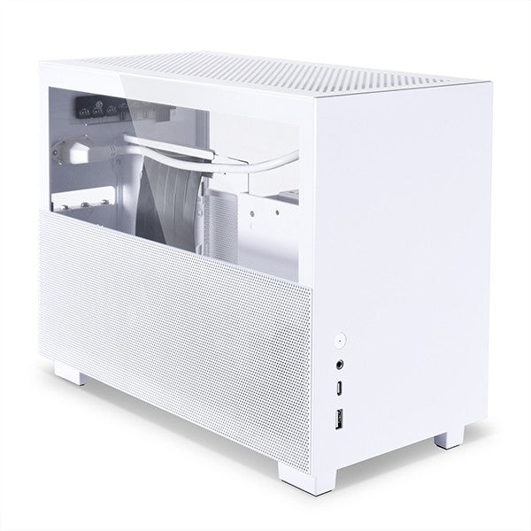 Lian Li Q58 Mini Tower - White - Q58W4 - PCIe 4.0 Riser - Desktop Computer & Server Cases - Gamertech.shop