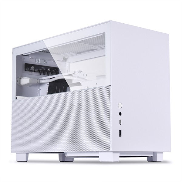 Lian Li Q58 Mini Tower - White - Q58W4 - PCIe 4.0 Riser - Desktop Computer & Server Cases - Gamertech.shop