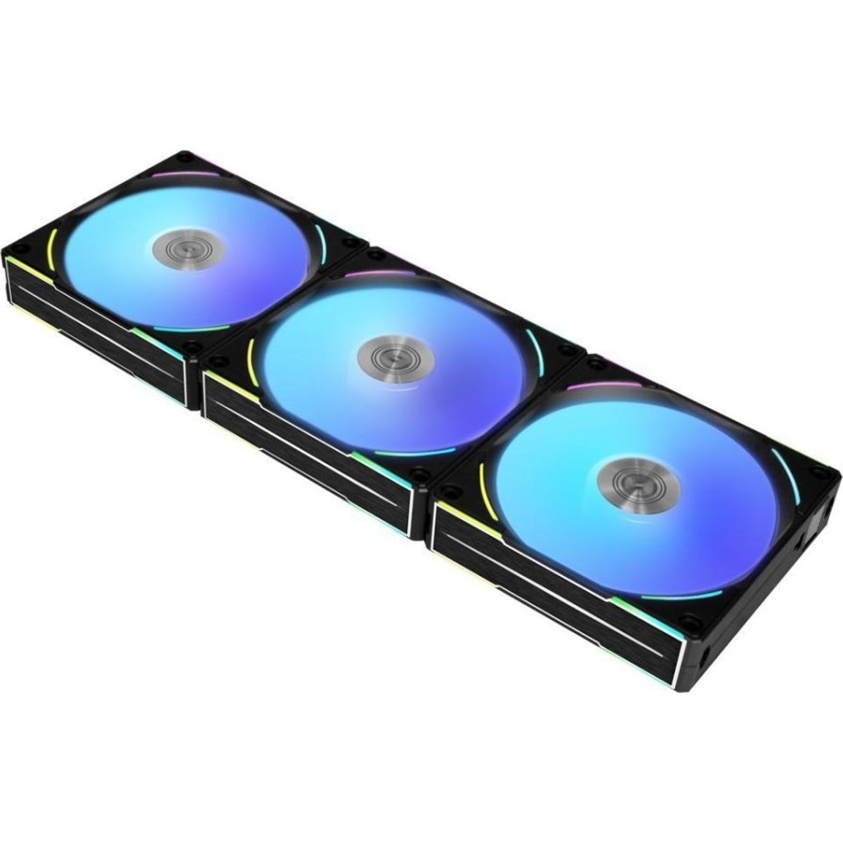 Lian Li UNI Fan AL120 v2 - BLACK - 3-pack & Controller - Computer System Cooling Parts - Gamertech.shop