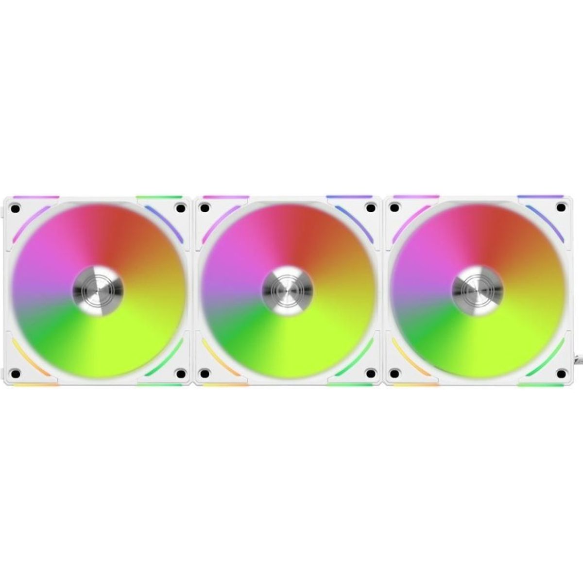 Lian Li UNI Fan AL120 v2 - WHITE - MULTIpack Bundles - Computer System Cooling Parts - Gamertech.shop