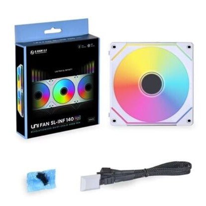 Lian Li UNI Fan SL Infinity 140 - WHITE - 1-pack - Computer System Cooling Parts - Gamertech.shop