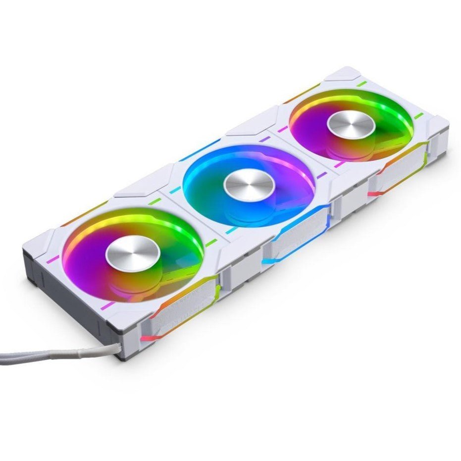 Phanteks D30 Fan - WHITE - 3-pack - D30-120 D-RGB - Computer System Cooling Parts - Gamertech.shop