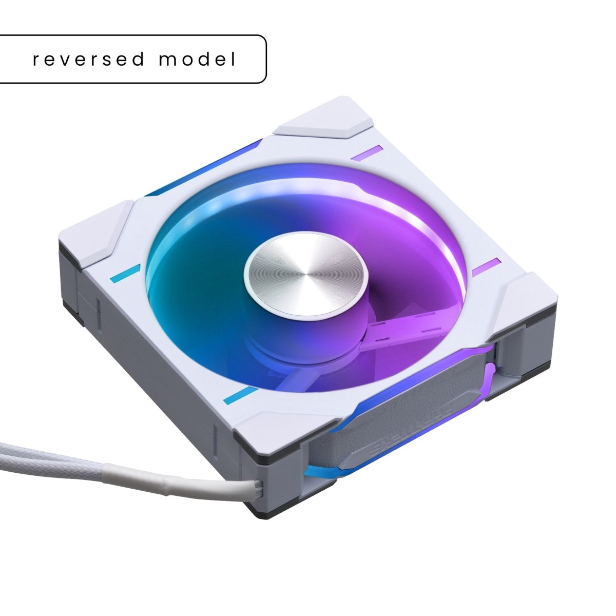 Phanteks D30 REVERSE Fan - WHITE - 3-pack - D30-120 D-RGB - Computer System Cooling Parts - Gamertech.shop