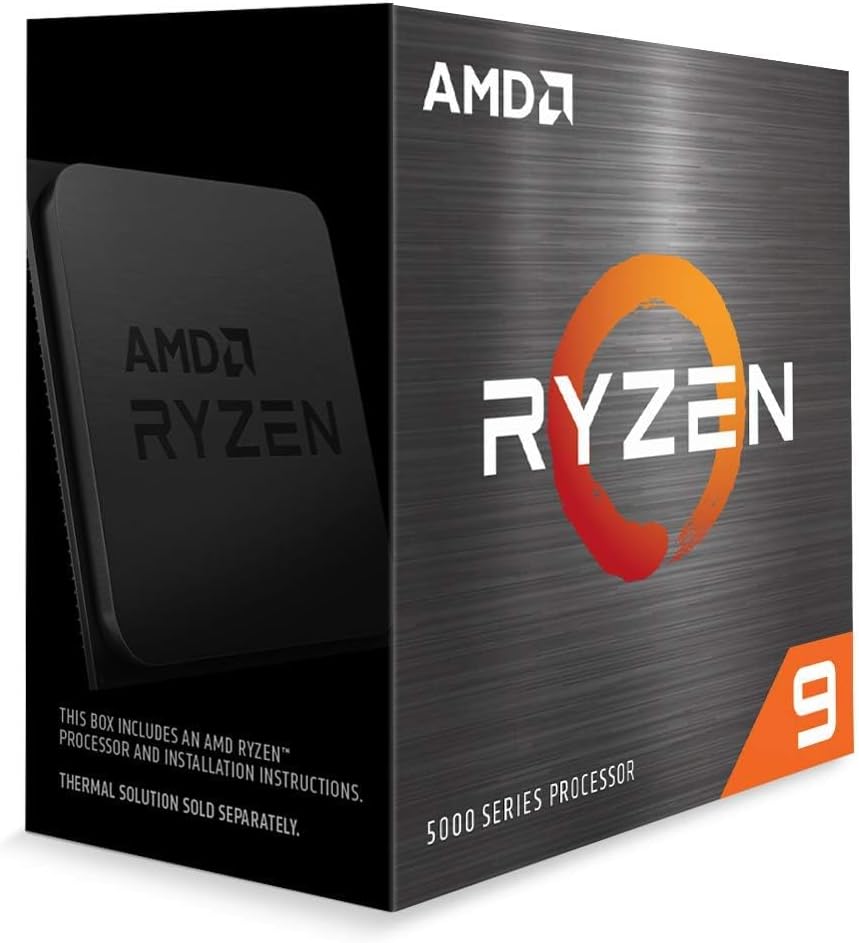 AMD 5900X Ryzen 9 CPU 12-Core Unlocked AM4 Processor (OPEN BOX)