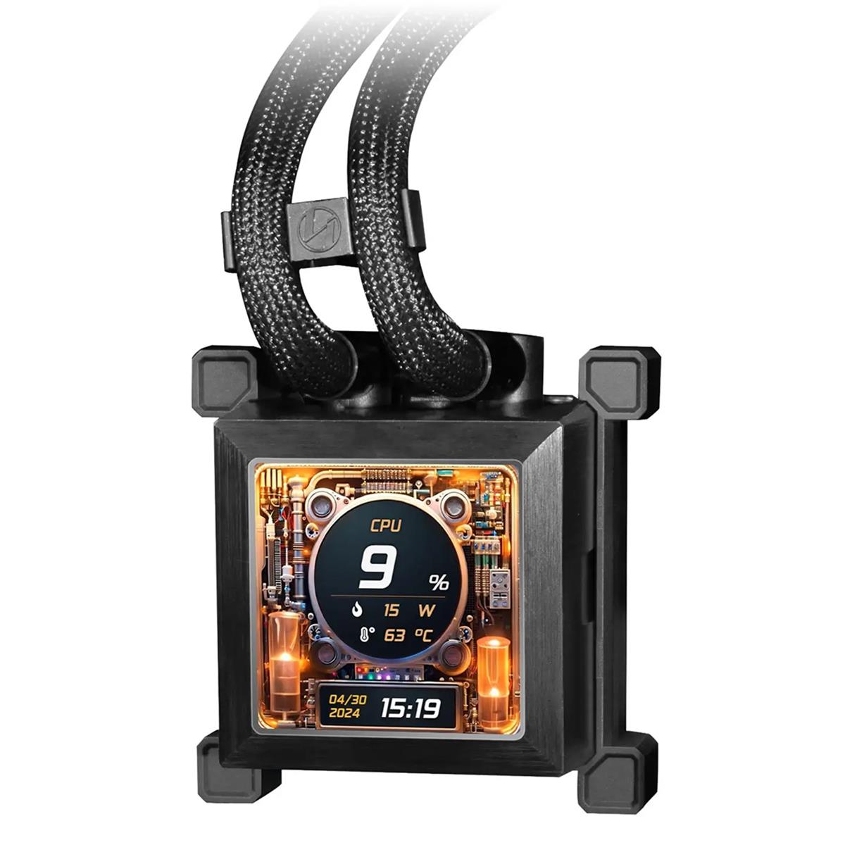 Lian Li Hydroshift LCD 360R aRGB - Performance BLACK - AIO CPU Cooler LCD SCreen