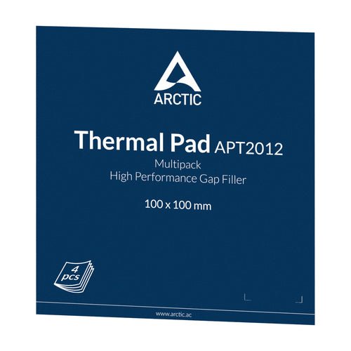Arctic TP-1 High Performance Thermal Pad - 1mm Thick - 100mm x 100mm 4-Pack APT2012 Gamertech.shop