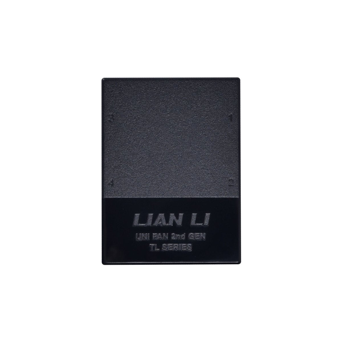 Lian Li UNI Fan TL LCD 120 REVERSE Blade - BLACK - 3-pack w/ Controller 12RTLLCD3B Gamertech.shop