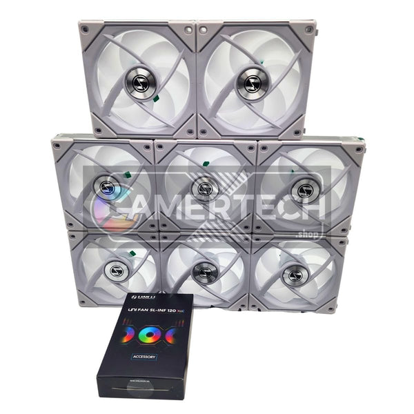 8 Fans + 1 SL Infinity UNI Hub Controller