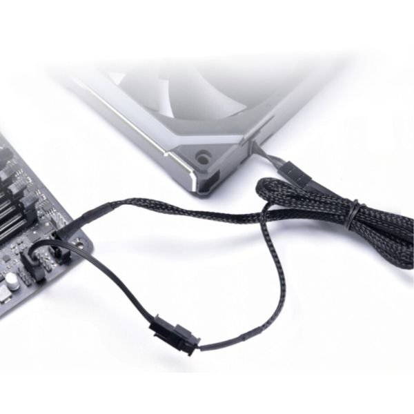 Lian Li UNI Fan SL120v2 & SL140v2 Connector - Fan-to-Motherboard WHITE Gamertech.shop