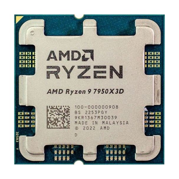 AMD 7950X3D CPU Ryzen 9 - 16-core w/ 3D V-Cache - Computer Processors - Gamertech.shop