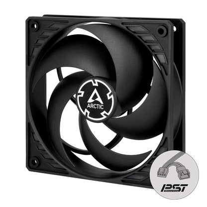 ARCTIC P12 PWM PST CO - BLACK - 120mm Case Fan - Computer System Cooling Parts - Gamertech.shop