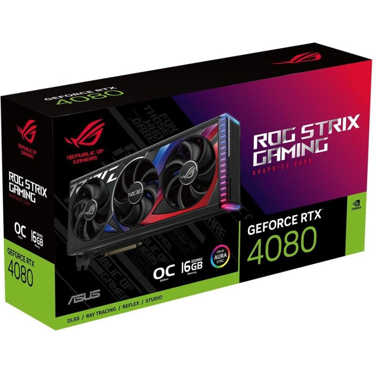 Asus ROG Strix GeForce RTX 4080 16GB GDDR6X OC GPU –, rtx 4080 rog