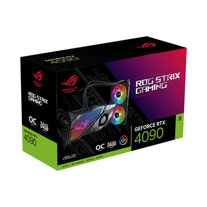 Asus ROG Strix LC GeForce RTX 4090 OC Liquid Cooled GPU - Video Cards & Adapters - Gamertech.shop
