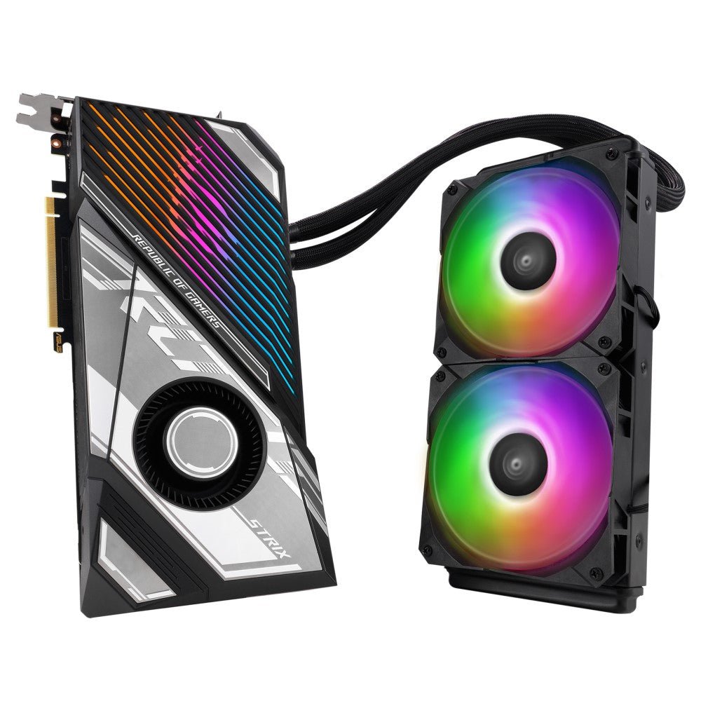 Asus ROG Strix LC GeForce RTX 4090 OC Liquid Cooled GPU - Video Cards & Adapters - Gamertech.shop