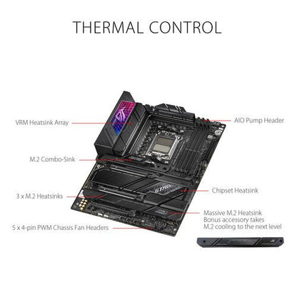 Asus ROG Strix X670E-E Gaming WiFi AM5 DDR5 ATX Motherboard - Motherboards - Gamertech.shop
