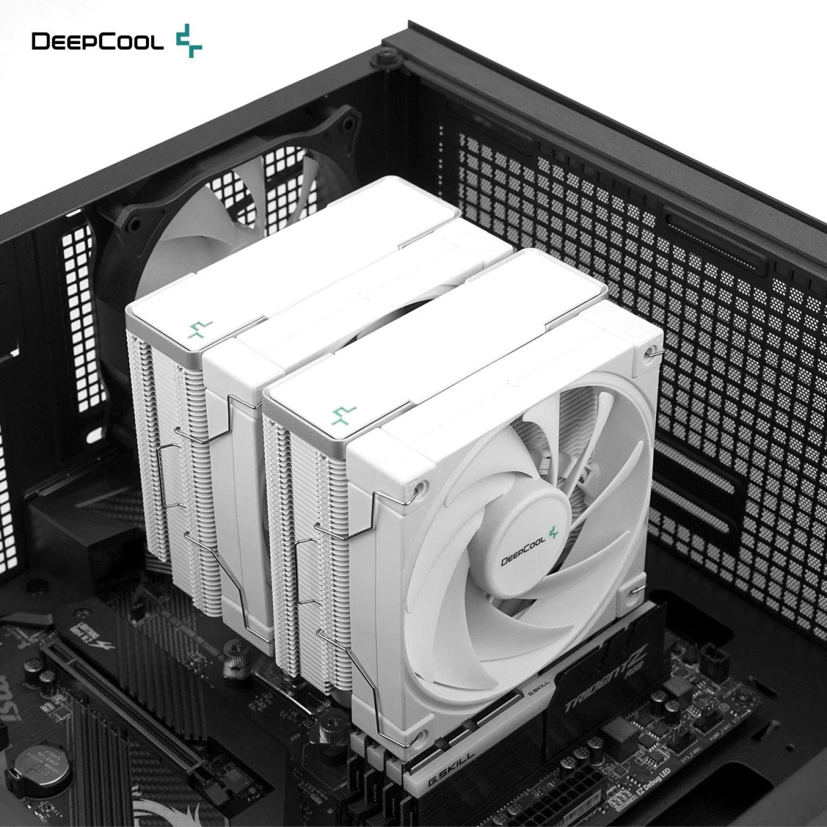 DeepCool AK620 WHITE - Dual-Tower CPU Air Cooler - 120mm - Computer System Cooling Parts - Gamertech.shop
