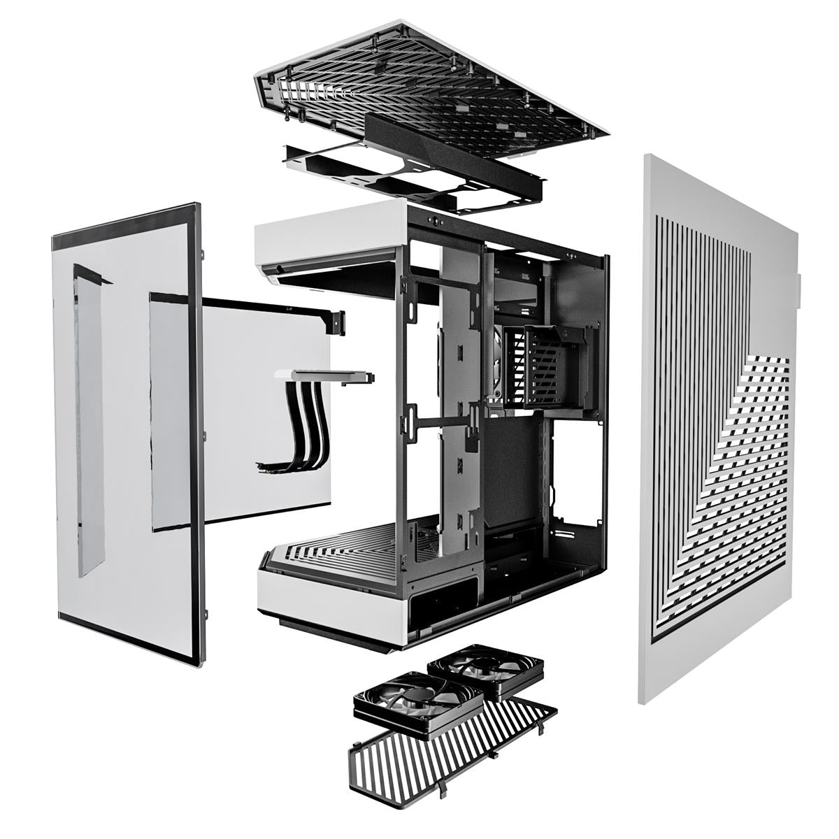HYTE Y60 - WHITE - Mid-Tower Case - Desktop Computer & Server Cases - Gamertech.shop