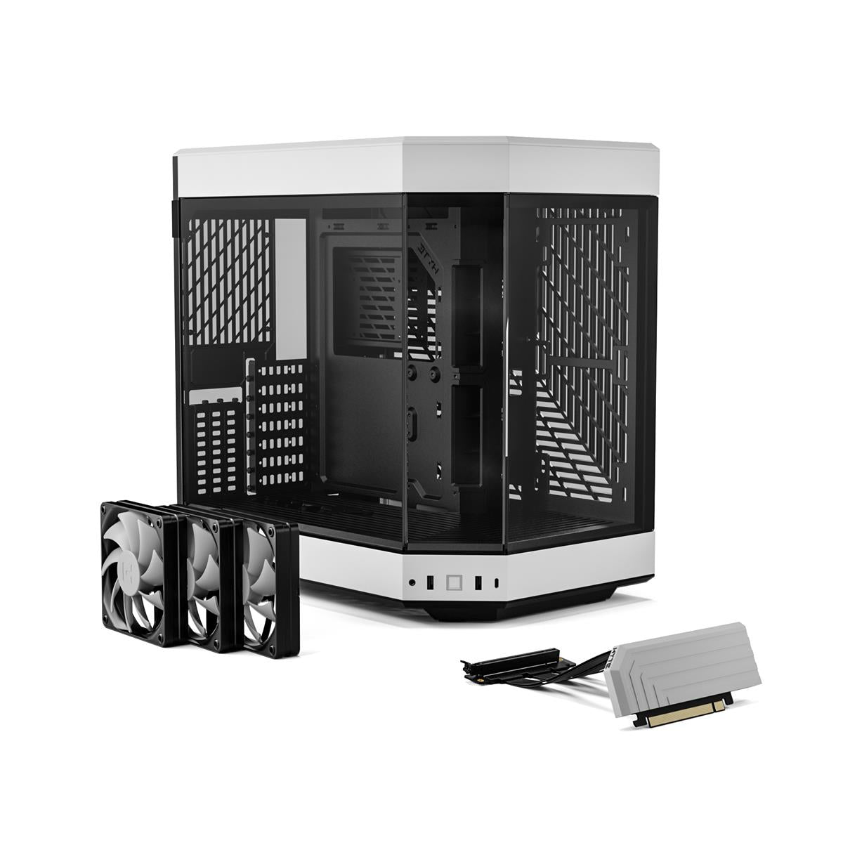 HYTE Y60 - WHITE - Mid-Tower Case - Desktop Computer & Server Cases - Gamertech.shop