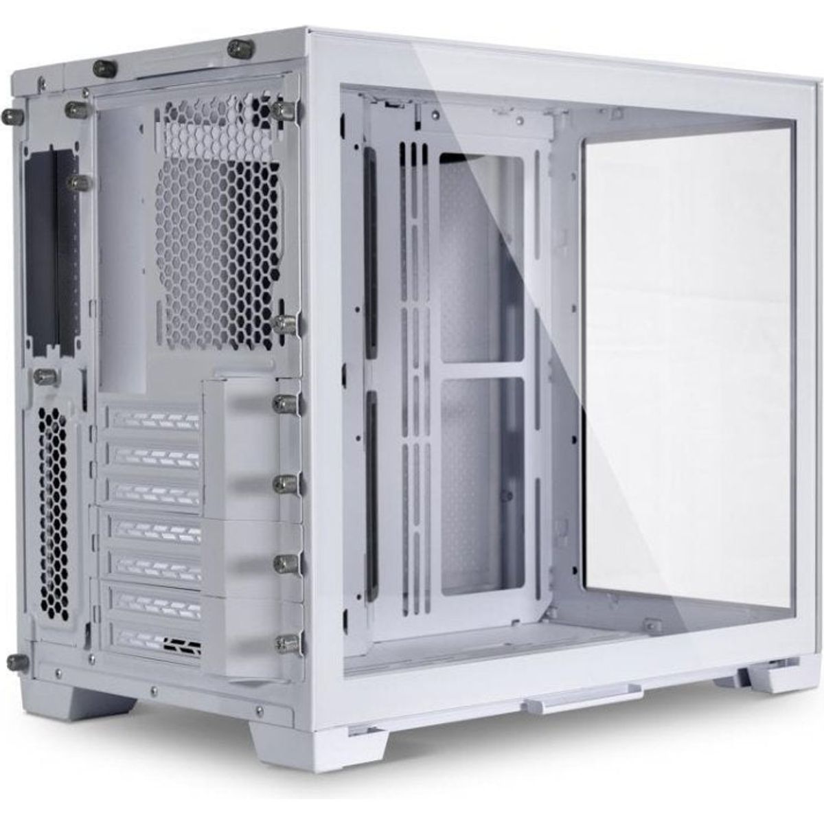 Lian Li 011 Dynamic Mini Case - SNOW WHITE - o11D MINI-S - Desktop Computer & Server Cases - Gamertech.shop