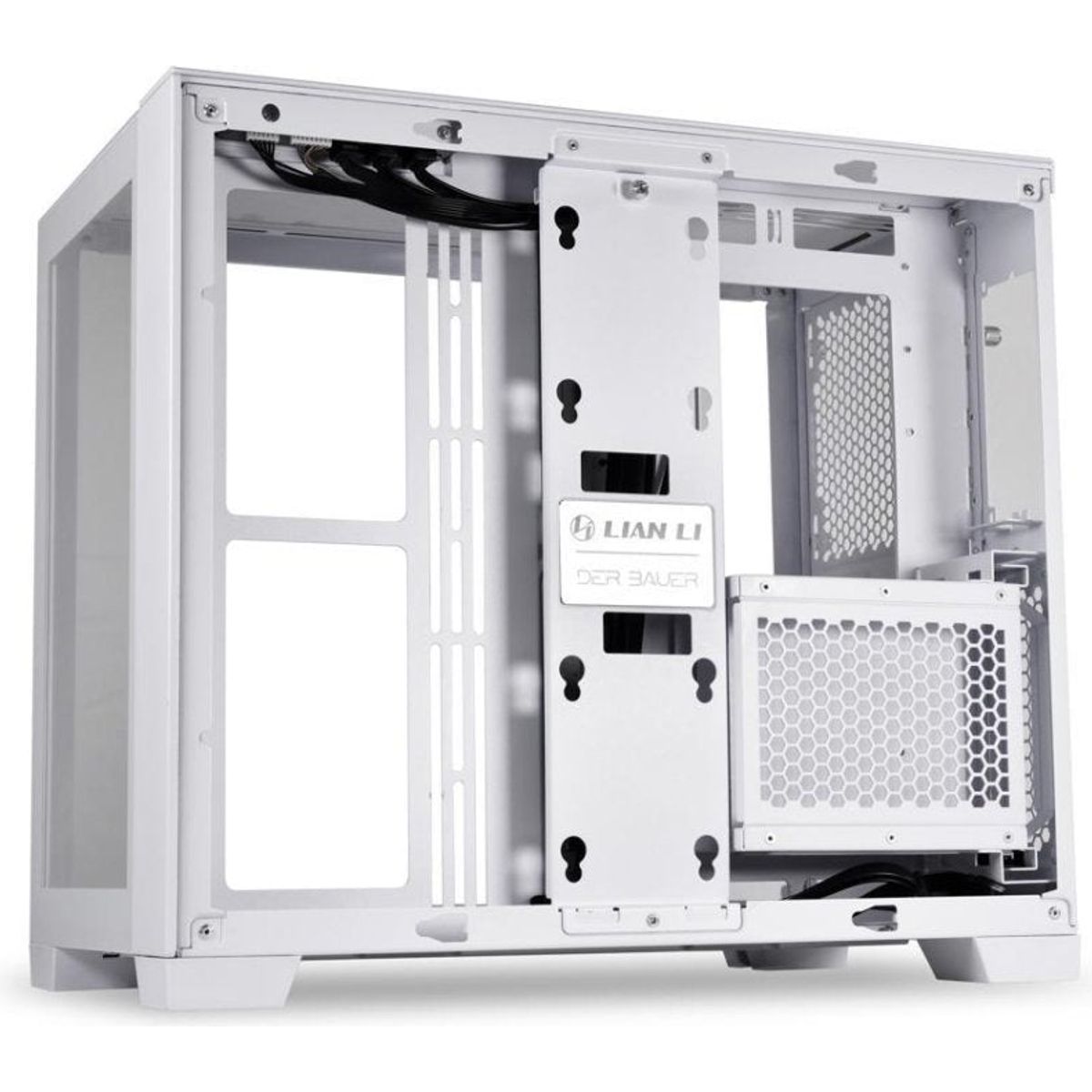 Lian Li 011 Dynamic Mini Case - SNOW WHITE - o11D MINI-S - Desktop Computer & Server Cases - Gamertech.shop