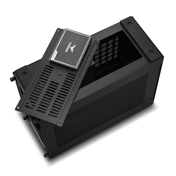 Lian Li A4-H2O BLACK iTX PC Case with PCIe 4.0 Riser - A4-H2O X4