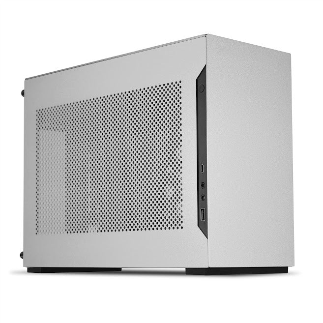 Lian Li A4-H2O SILVER iTX PC Case with PCIe 4.0 Riser - A4-H2O A4 - Desktop Computer & Server Cases - Gamertech.shop