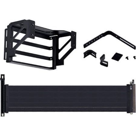 Lian Li o11 Dynamic EVO Upright GPU Kit - BLACK - PCIe 4.0 - o11DE-2X - Computer Accessories - Gamertech.shop