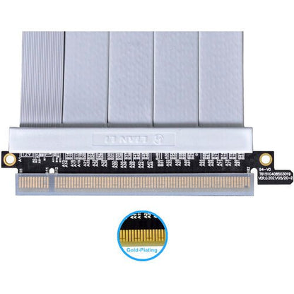 Lian Li PCIe 4.0 Riser Cable 600mm - WHITE (PW-PCI-4-60W) - Computer Accessories - Gamertech.shop