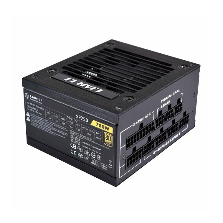 Lian Li SP750 BLACK - SFX PSU 750w Gold - SFF PC Power Supply - Computer Power Supplies - Gamertech.shop