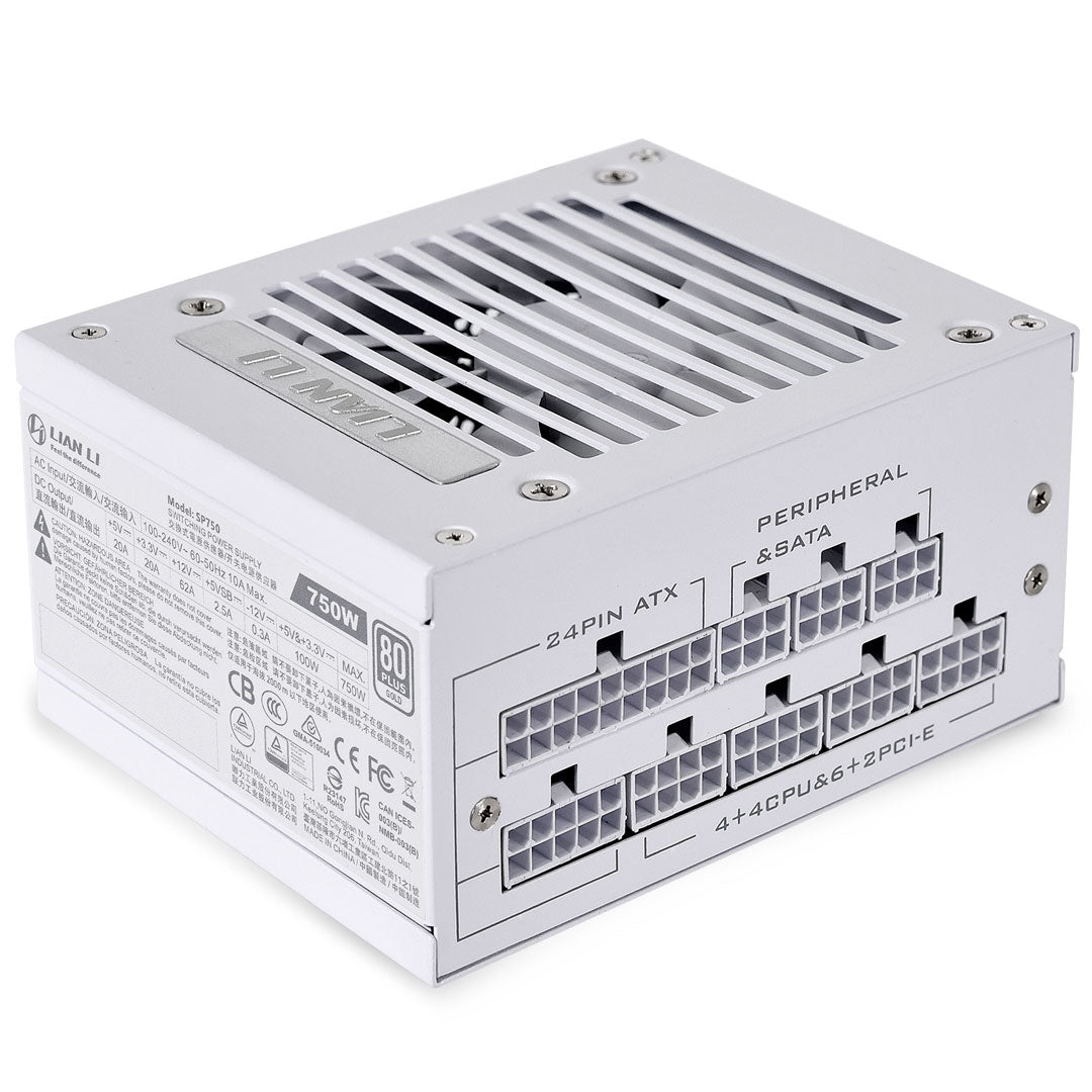 Lian Li SP750 WHITE SFX PSU 750w Gold - SFF PC - 5yr Wty