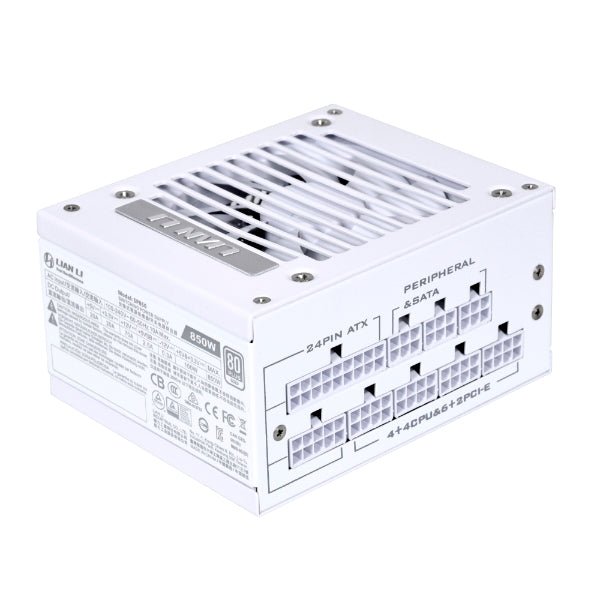 Lian Li SP850 WHITE - SFX PSU 850w Gold - SFF PC Power Supply - Computer Power Supplies - Gamertech.shop