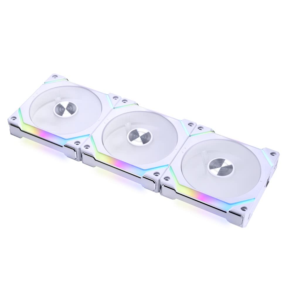 Lian Li UNI Fan SL120 v2 - WHITE - MULTIpack Bundles - Computer System Cooling Parts - Gamertech.shop