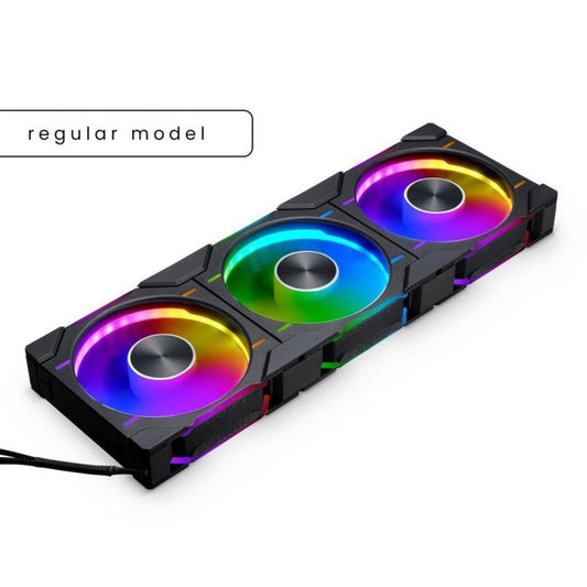 Phanteks D30 Fan - BLACK - 3-pack - D30-120 D-RGB - Computer System Cooling Parts - Gamertech.shop