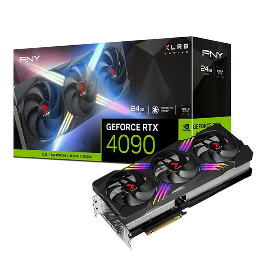 PNY GeForce RTX 4090 XLR8 Gaming RGB Overclocked Graphics Card (Nvidia PNY 4090 GPU) - GPU - Gamertech.shop