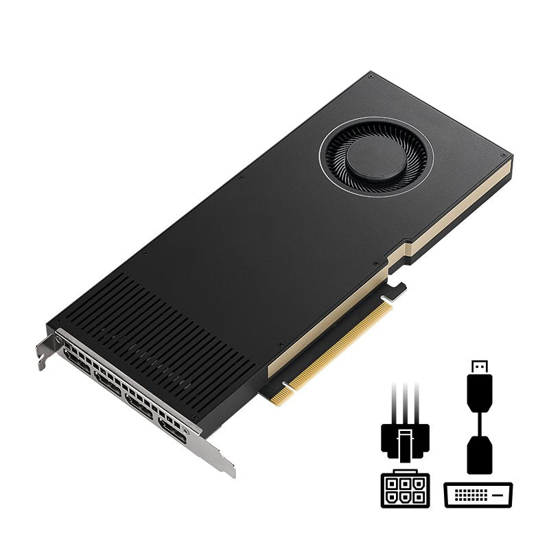 RTX A4000: Nvidia PNY RTX A4000 16GB GDDR6 PCIe 4.0 - Video Cards & Adapters - Gamertech.shop