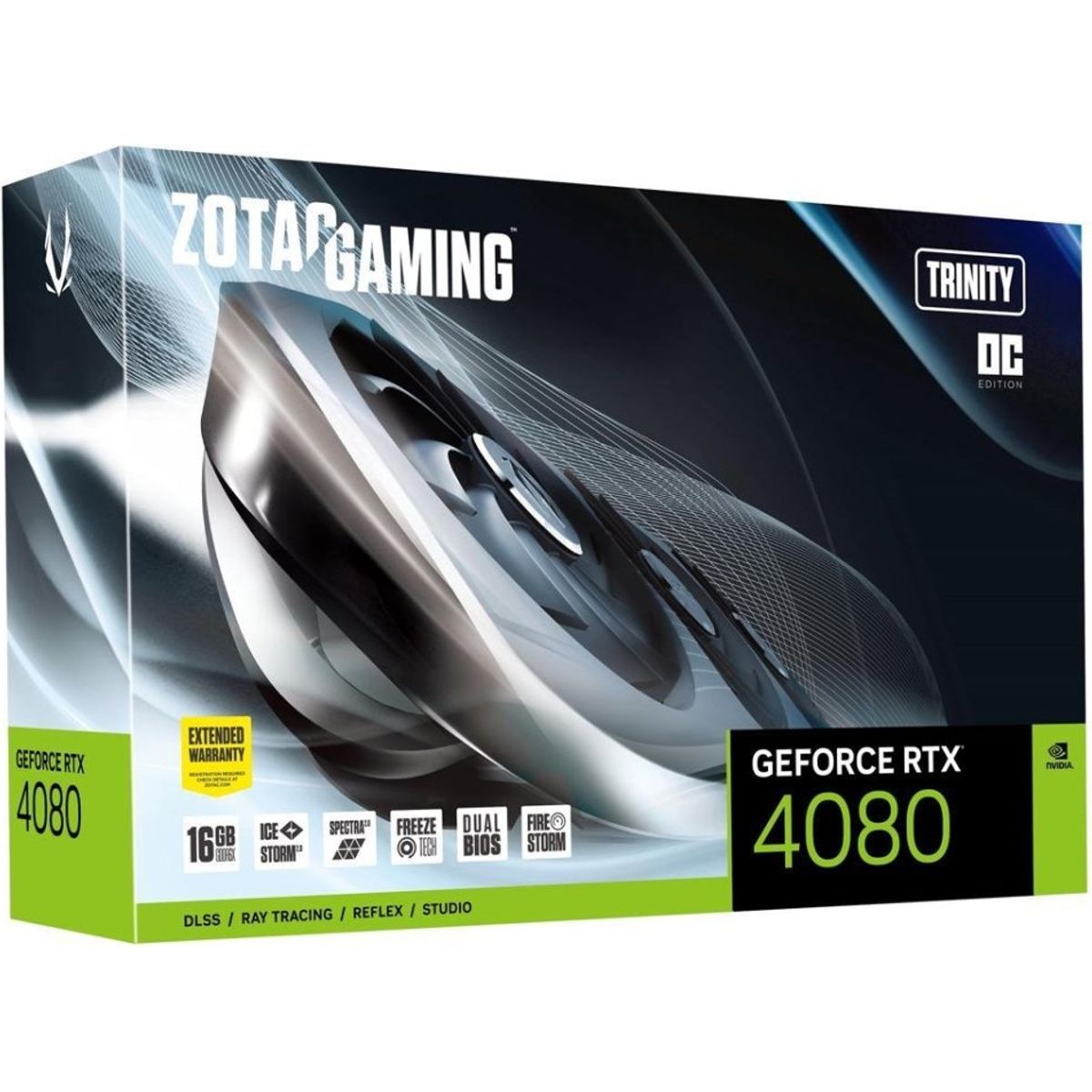 ZOTAC GeForce RTX 4080 Trinity OC Graphics Card (Nvidia Zotac 4080 GPU) - Video Cards & Adapters - Gamertech.shop